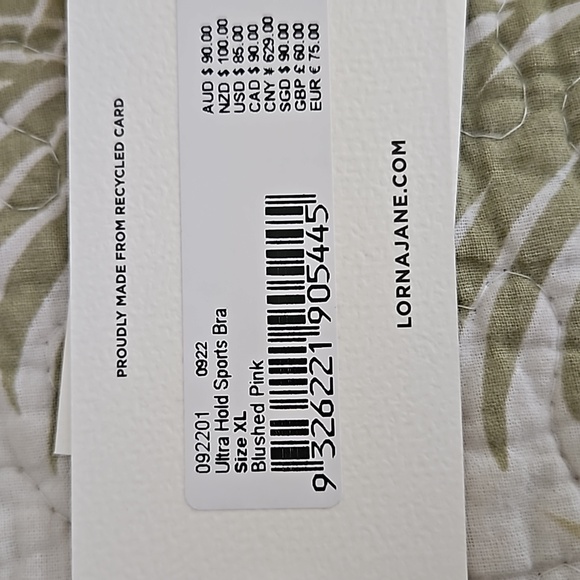 NEW with tags Pink Lorna Jane Workout Bra XL - Picture 3 of 3